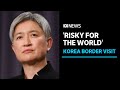 Penny Wong visits demilitarised zone between North and South Korea | ABC News