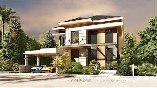 House Design of Two-Storey Residential with Pool @ Hillsborough, Alabang Muntinlupa City