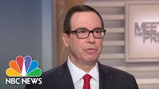 Secretary Steve Mnuchin Doesn't Regret Government Plane Request | Meet The Press | NBC News