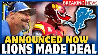 🚨BREAKING NEWS! DETROIT LIONS MAKE BIG TRADE! THE SEARCH FOR Dan Campbell! NEWS DETROIT LIONS TODAY