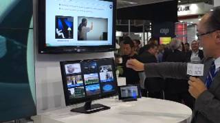 2012 Futurecom: NEC showcases futuristic public display data interaction technology