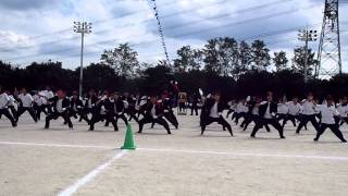 応援合戦　紅組　２０１１　品野中体育祭