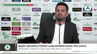 Basın Sözcümüz Ferhat Karademir'in Basın Toplantısı