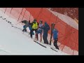 ski downhill horror crash jared goldberg usa in kvitfjell 25.02.2017