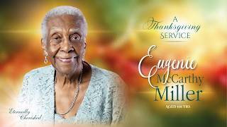 Celebration of Life - EUGENIE McCARTHY MILLER
