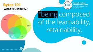 Bytes 101 - What is Usability? | Design | UX |