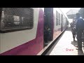 howrah bandel local arriving on serampore shrirampur station ii icf coach ii