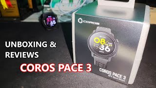 COROS PACE 3 | CHEAPEST SMARTWATCH FOR TRAIL RUN TRIATHLON IRONMAN | UNBOXING \u0026 REVIEWS (2025)