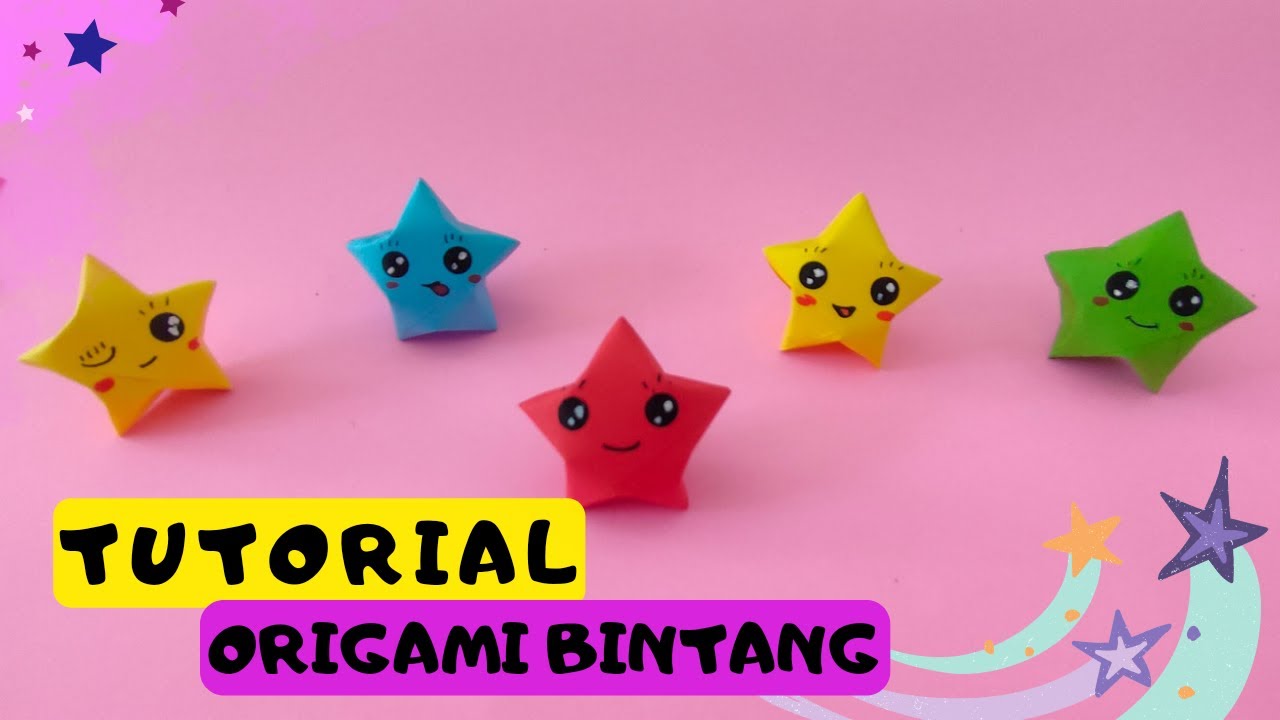 Tutorial Cara Membuat Origami Bintang | DIY Paper - YouTube