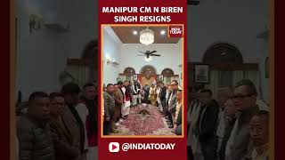 Manipur Chief Minister N Biren Singh Resigns | #shorts #manipur #manipurcm #nbirensingh