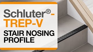 Introducing the stair nosing profile, Schluter®-TREP-V