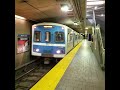 mta maryland subway budd universal car 188 181 180 arriving at charles center