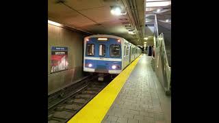 MTA Maryland Subway: Budd Universal Car #188/#181-#180 arriving at Charles Center