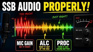 Setting Up SSB Audio Properly - Mic Gain, ALC & Proc