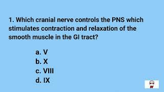 Quick Cranial Nerves Quiz!