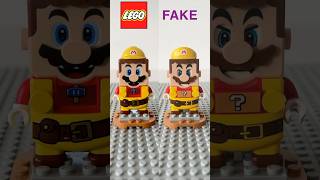 Builder Mario | LEGO vs China Copy | Original vs FAKE #mario #supermario #legosupermario #legomario