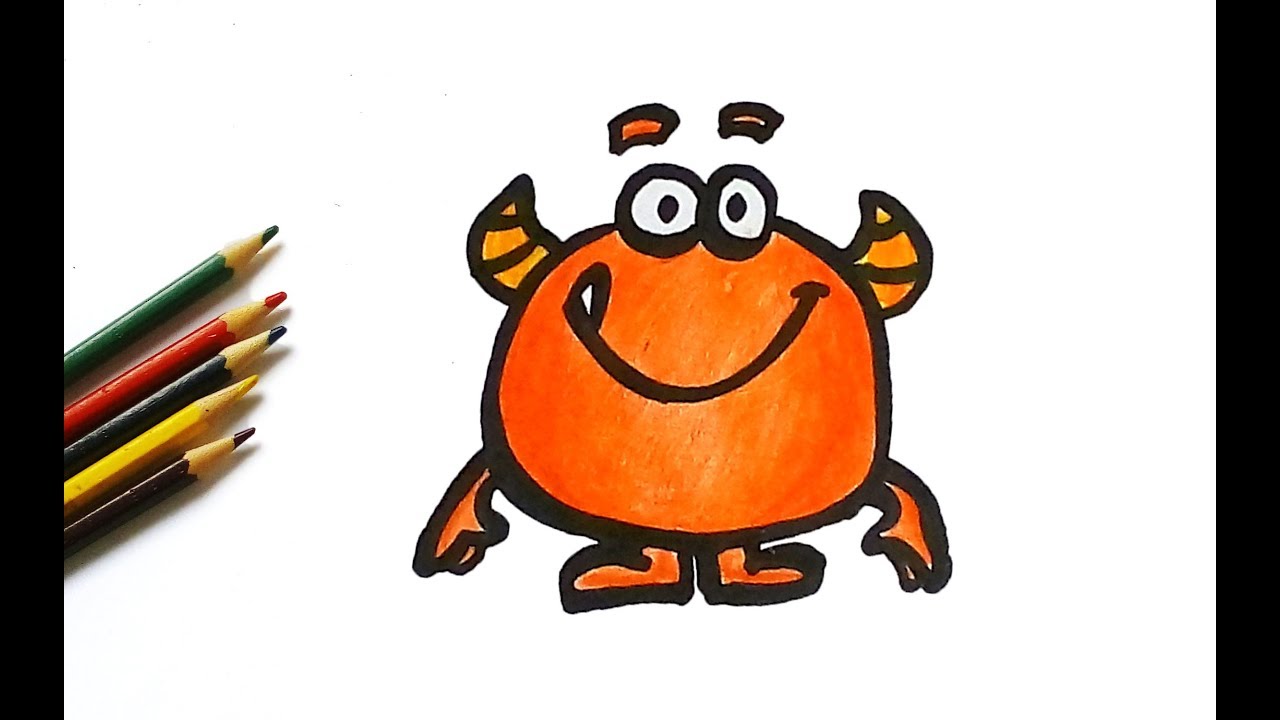 Doodle Monster Drawing Tutorial Perybank