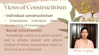 CONSTRUCTIVISM KNOWLEDGE CONSTRUCTION / CONCEPT LEARNING | Group 14
