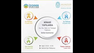 İZODER || Munzur Üniversitesi  Mimarlık Bölümü || “Binalarda Su Yalıtımı” Etkinliği