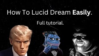 How To ACTUALLY Lucid Dream Easily (guaranteed)