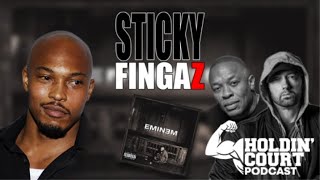 Sticky Fingaz on being on Eminems album and talks Dr. Dre. "I should have been on Aftermath"(Part 3)