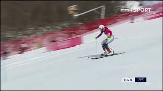 Petra Vlhová Zlatá medaila na olympiáde v Pekingu 2022 v slalome 2 kolo