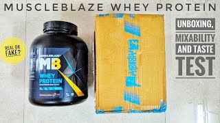 MuscleBlaze Whey Protein From Flipkart Real or Fake? Unboxing, Authenticity Check, Taste Test,