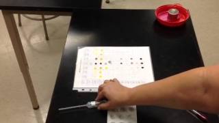 Determining unknown chemical lab