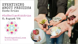 💎☕#CoffeeTimeWithErika: LET'S TALK SPARKLE! Preciosa Crystal Week at Beadingschool