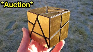 *Auction* Golden Cube Puzzle (made and signed by Tony Fisher)