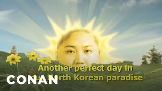 North Korea Does The Teletubbies | CONAN on TBS