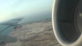 Fokker 100 Iran Air take off Kish - Mehrabad