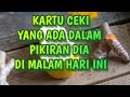 kartu ceki🍒 yang sebenernya ada dalam pikiran dia saat ini