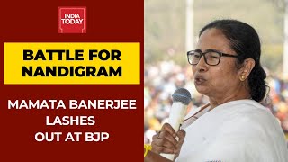 Mamata Banerjee Lashes Out At BJP During Her Rally In Nandigram