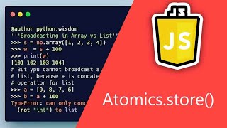 Atomics.store( ) : : javascript