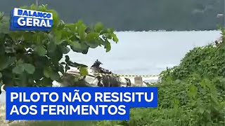 'Balanço Geral' mostra local onde avião caiu em Ubatuba (SP)