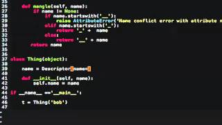 Python Screencast - Descriptors