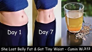 Drink Cumin Water Daily & Lose Belly Fat in 1 WEEK - Weight Loss Jeera Water - No Diet No Exercise