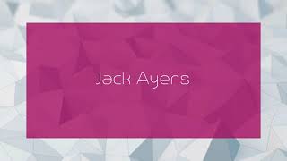 Jack Ayers - appearance