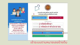 ขั้นตอนการเข้าสู่ระบบ ศธ.02 ของนักเรียน นักศึกษา #วิทยาลัยสารพัดช่างพิษณุโลก