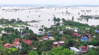 មេីល​ទឹក​លិច​ពីលេីកំពូលភ្នំតូច - ឃុំភ្នំតូច​ - ស្រុកមង្គលបូរី ខេត្តបន្ទាយមានជ័យ [ HONG KAKNIN ]