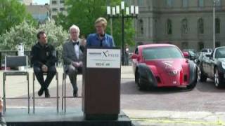 ZAP Alias Electric Car Attends PIAXP Kick-Off at Michigan State Capitol