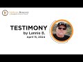 Celebrate Recovery Testimony - Lannie B.