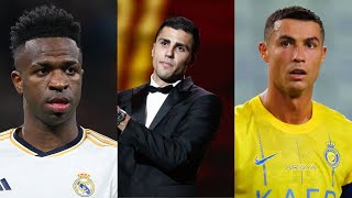 Ronaldo adai Vinicius JR alistahili kushinda Ballon D'or kuliko Rodri, aziponda tuzo hizo