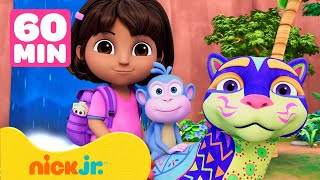 Dora | Dora i jej odważne ratunki w dżungli! 💗 1 godzina | Dora i Przyjaciele | Nick Jr. Polska