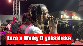 Enzol Ishall x Winky D mbinga yakasheka live pastage at Werras Park 1st Anniversary Celebration 2023