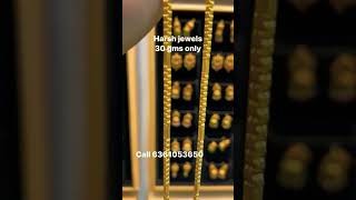 only 30 grams gold magalasuthra chain design/light weight gold Thali chain/fancy chain