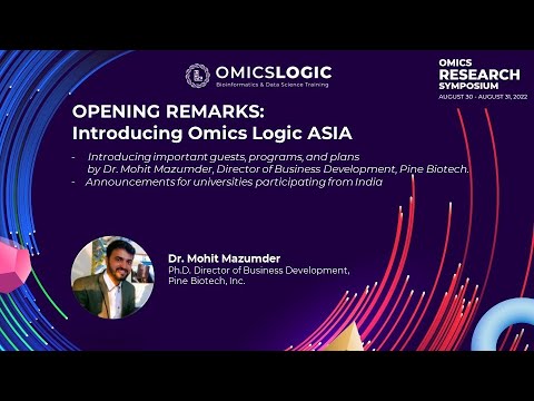 Introduction: Bioinformatics Education Omics Logic Asia - By Dr. Mohit ...