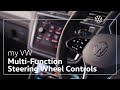 How to use the multi-function steering wheel controls - Volkswagen Easy To Understand