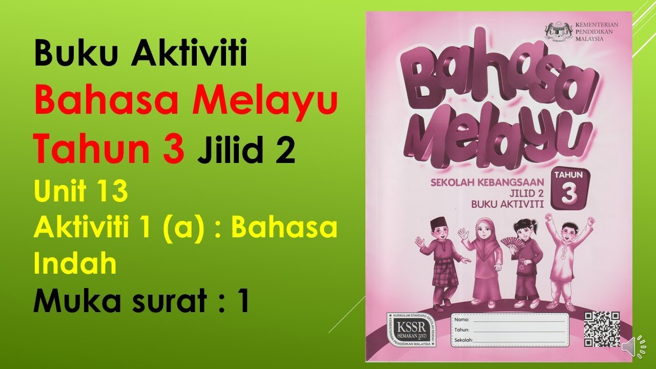 Jawapan Buku Aktiviti Bahasa Melayu Tahun 3 Jilid 2 Muka Surat 1 - YouTube